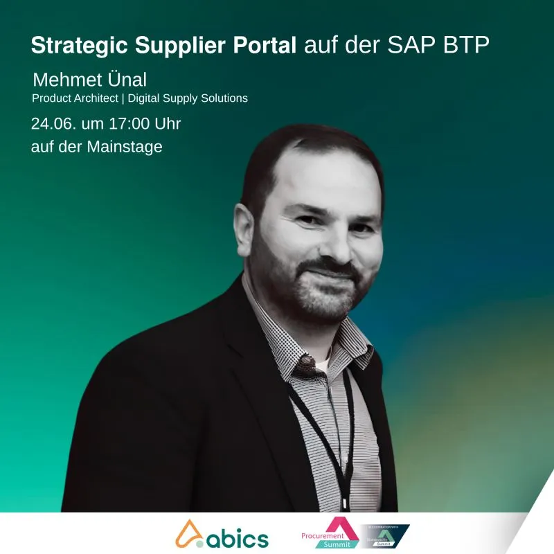 Supplier Portal auf SAP BTP — Live-Webinar